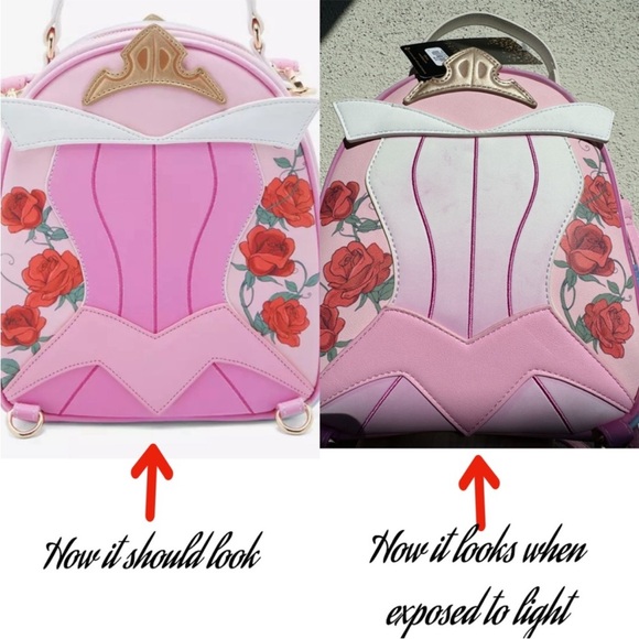 Her Universe Aurora Make it Pink Make it Blue Color Changing Mini Backpack - Picture 7 of 7